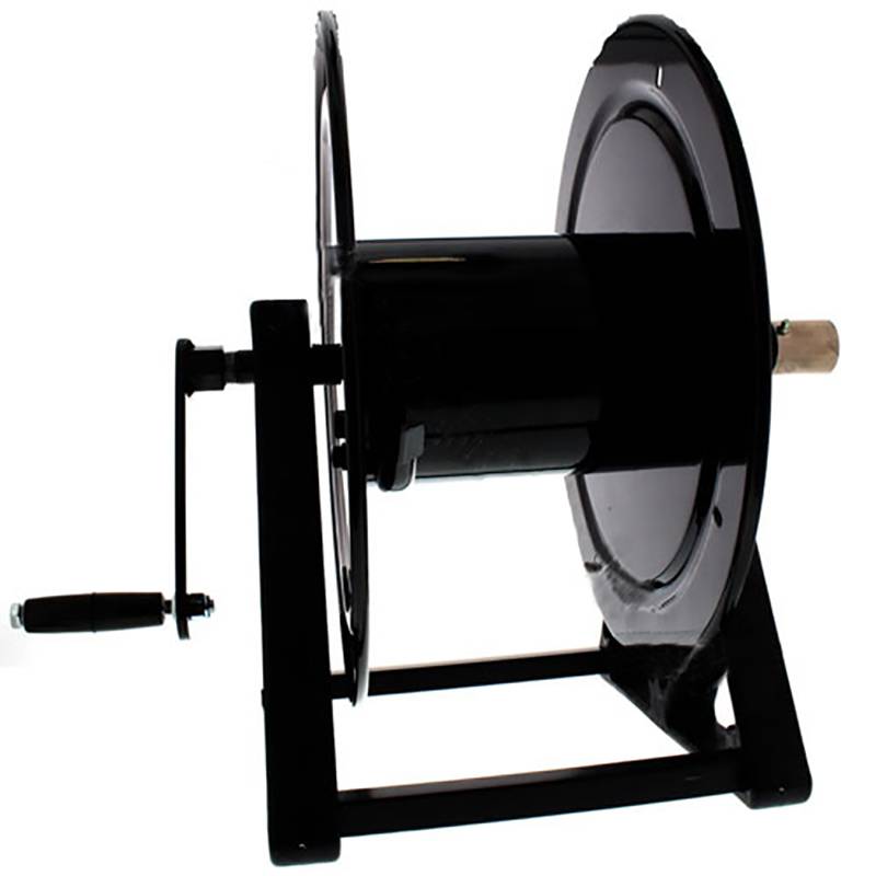 K01-0105-Steel Eagle-Pressure Washer Hose Reel Made in USA by Water Cannon 1984