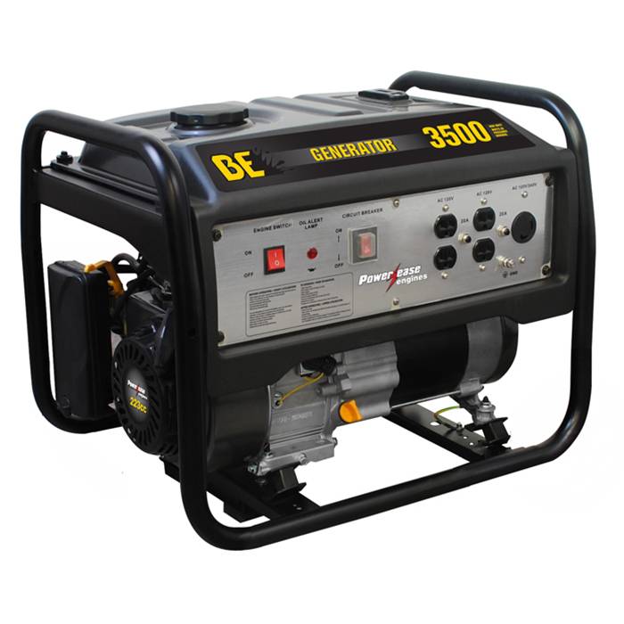 BE 3500 Watt GeneratorLow Oil ShutdownElectric StartBE3500PS