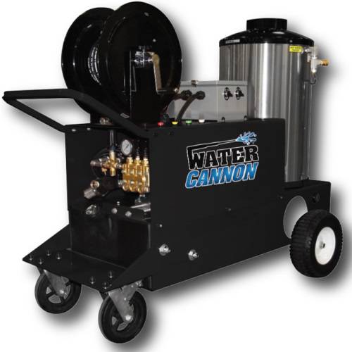 Hot Water DIESEL Skid Pressure Washer 4GPM 3200PSI Tank by Water Cannon