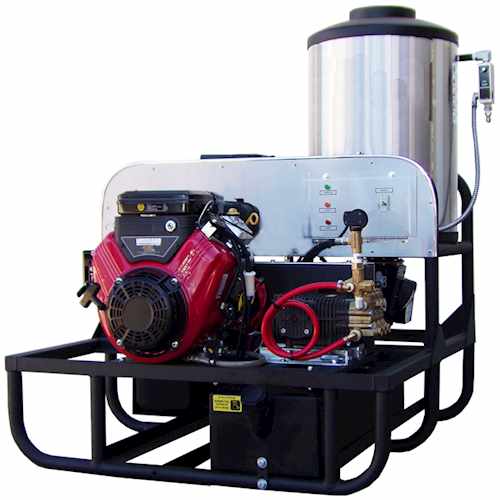 Skid Honda Pressure Washer7.0GPM3500 PSIGeneral Triplex Plunger Pump