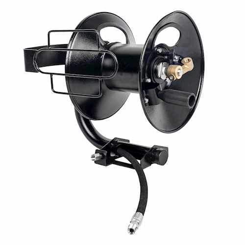 Simpson 80399 Black Steel Hose Reel for 3/8 Inch x 100 Feet Up to