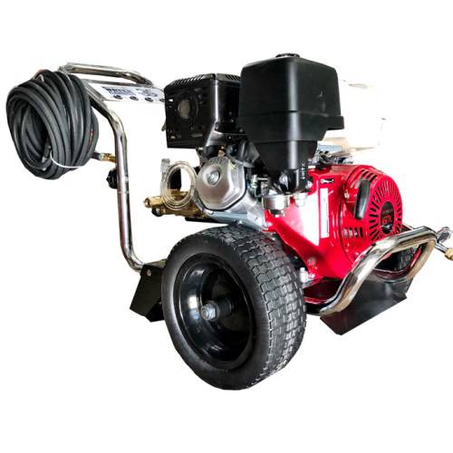 Water Cannon 18H60 4000 PSI 4 GPM Commercial Roll Cage Hot Water Pressure  Washer