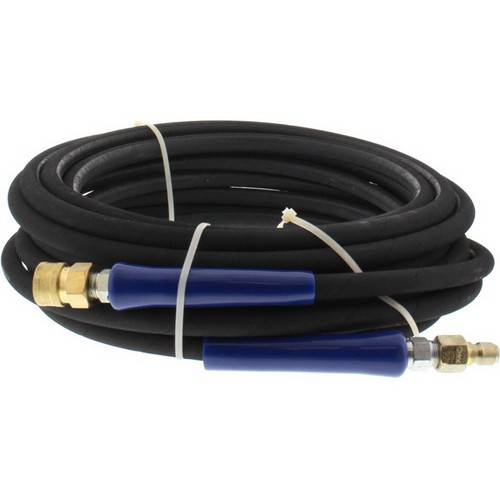 4500PSI-50 Foot-Black Pressure Washer Hose Qc Installed