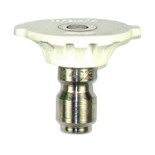 Hydrojet Nozzle - White - 40 Degree - 4.0 Orifice - 17.0169