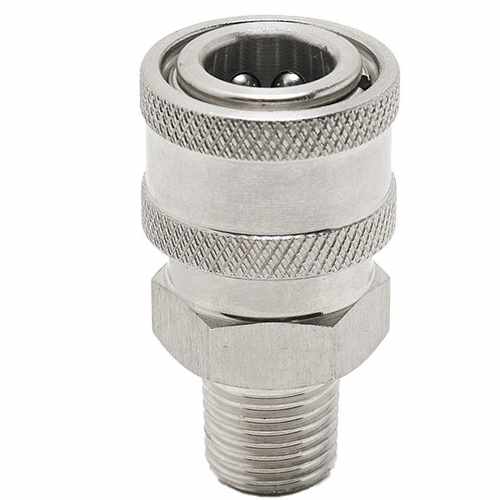Male Socket Stainless Steel - 1/4" - 24.0062