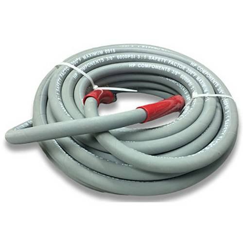 6000PSI 50 foot gray pressure washer hose