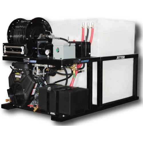 Skid Jetter Pressure Washer - 12GPM - 3200PSI - 35