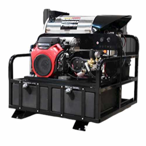 Skid Pressure Washer-8GPM-3500PSI-Honda GX690-V-Be