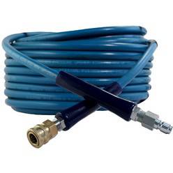 4000PSI-100 Foot-Blue Pressure Washer Hose QC Installed