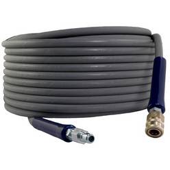 4200PSI-100 Foot-Gray Pressure Washer Hose QC Installed