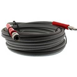 6000PSI-50 Foot-Black Pressure Washer Hose QC Installed
