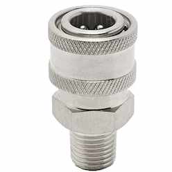 Male Socket Stainless Steel - 1/4" - 24.0062
