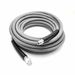 Gray Non Marking Hot Water Hose - 6000 PSI - 25 ft