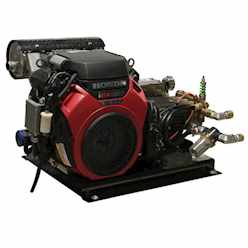 12GPM 3000PSI Honda IGX800 Poly-Dr GP Pumps Skid P